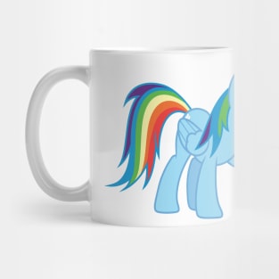 Rainbow Dash facehoof Mug